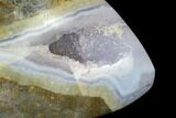 Polished Blue Lace Agate - South Africa #128402-1
